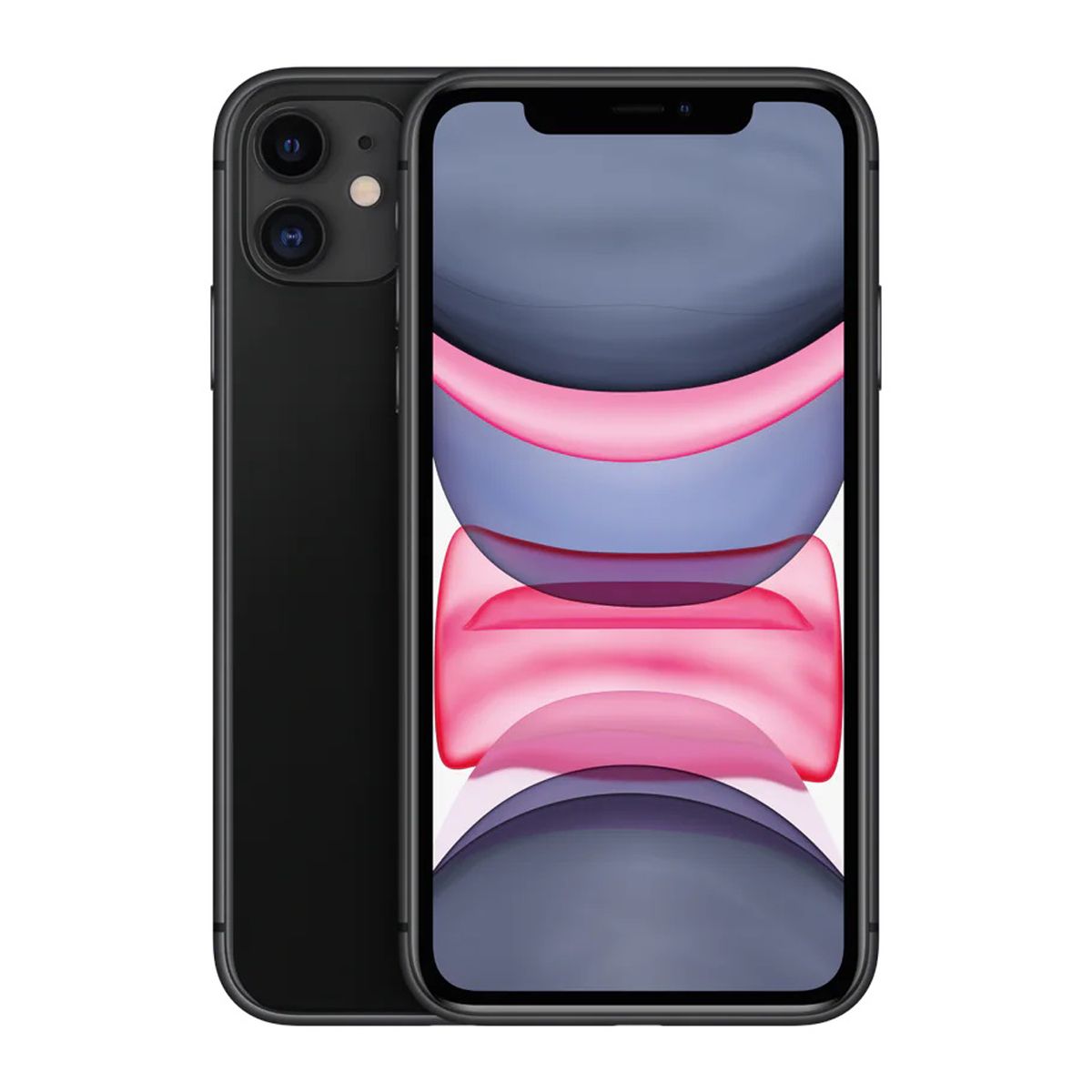 Apple iPhone 11  256GB Black front view display – Pre-Owned Unlocked Smartphone