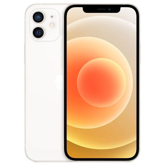 Apple iPhone 12 256GB White front view display – Pre-Owned Unlocked Smartphone