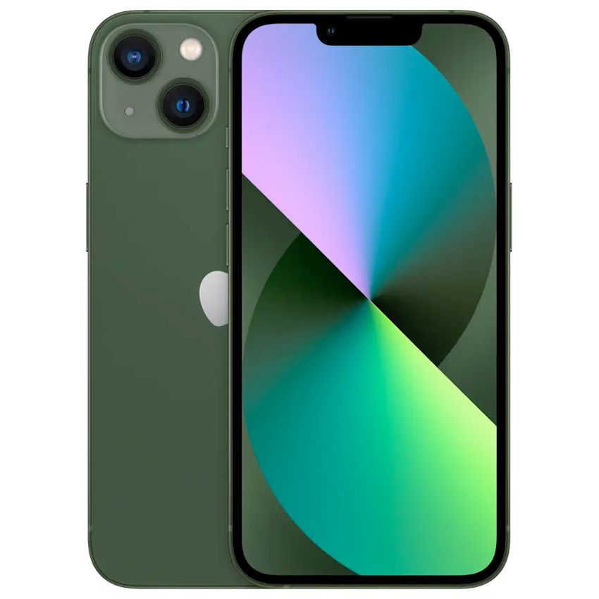 Apple iPhone 13 128GB Green front view display – Pre-Owned Unlocked Smartphone