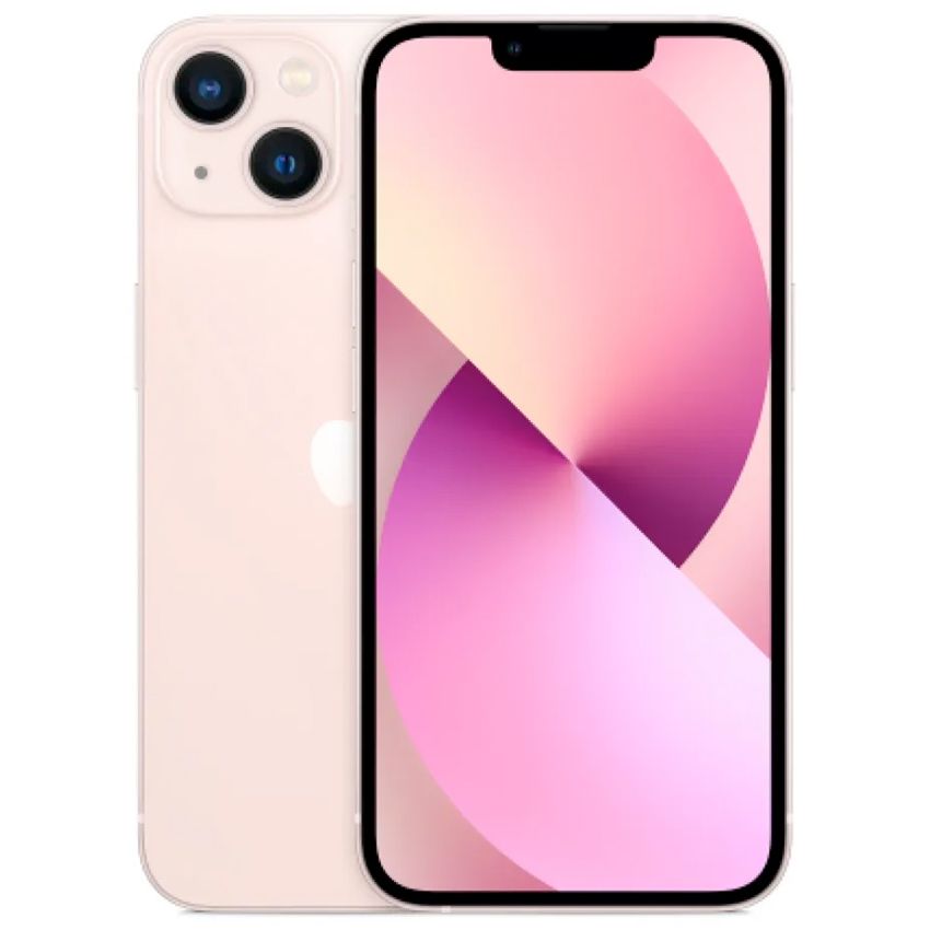 Apple iPhone 13 128GB Pink front view display – Pre-Owned Unlocked Smartphone