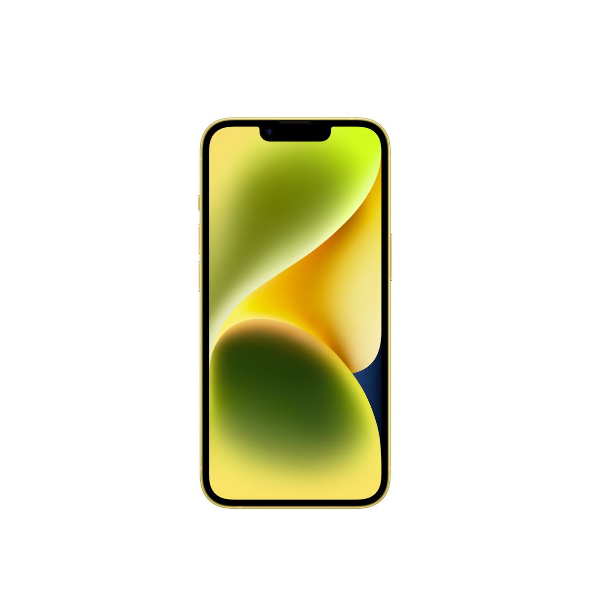 Apple iPhone 14 128GB yellow front view display – Pre-Owned Unlocked Smartphone