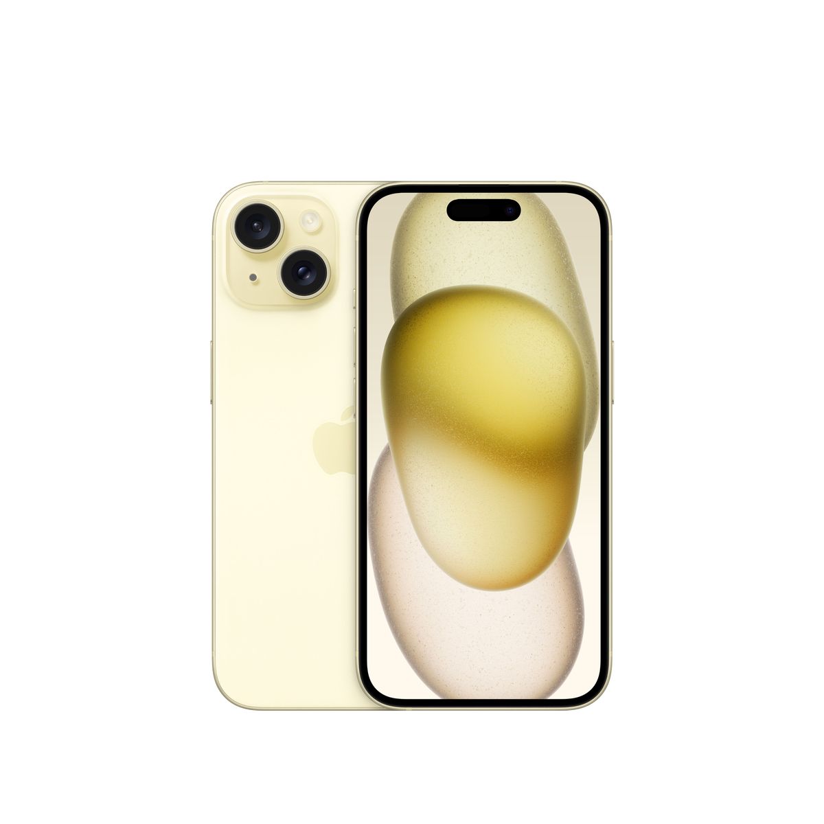 Apple iPhone 15 128GB Yellow – Front View