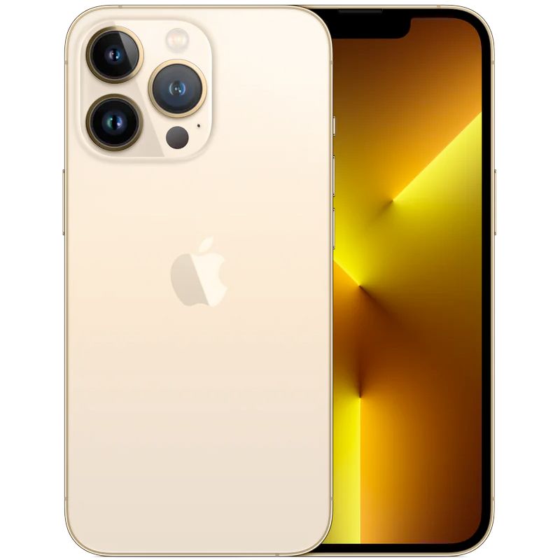 Apple iPhone 15 pro 256GB Gold front view display – Pre-Owned Unlocked Smartphone