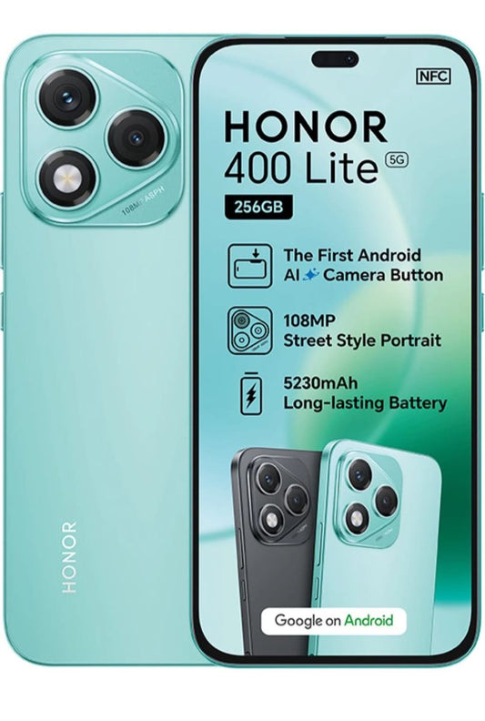 Honor 400 Lite 5G 256GB Light Green – Front View