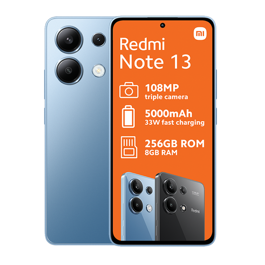 Xiaomi Redmi Note 13 4G 256GB – Blue Front View