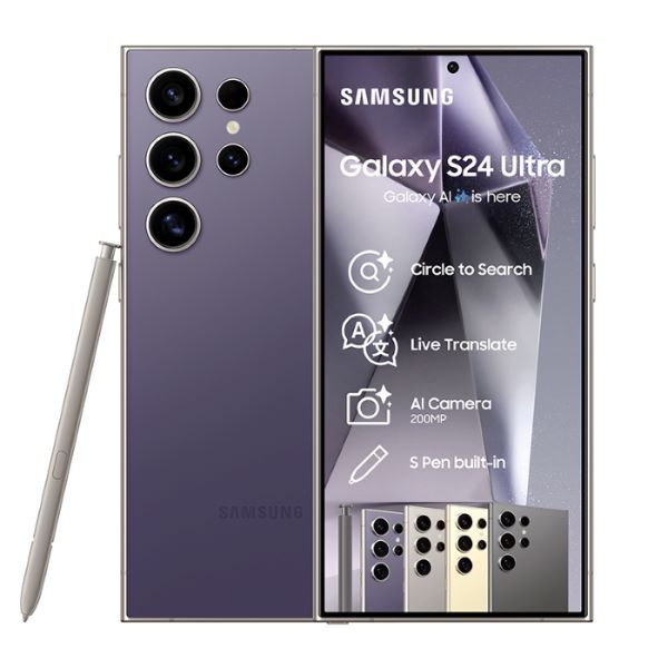 Samsung Galaxy S24 Ultra 256GB – Violet Front View
