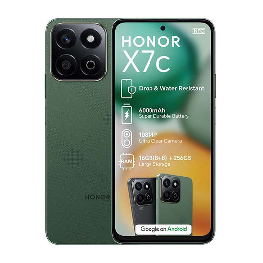 Honor X7c 4G 256GB Green – Front View