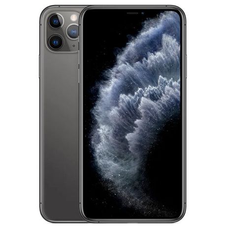 Apple iPhone 11 ProMax 512GB Black front view display – Pre-Owned Unlocked Smartphone 