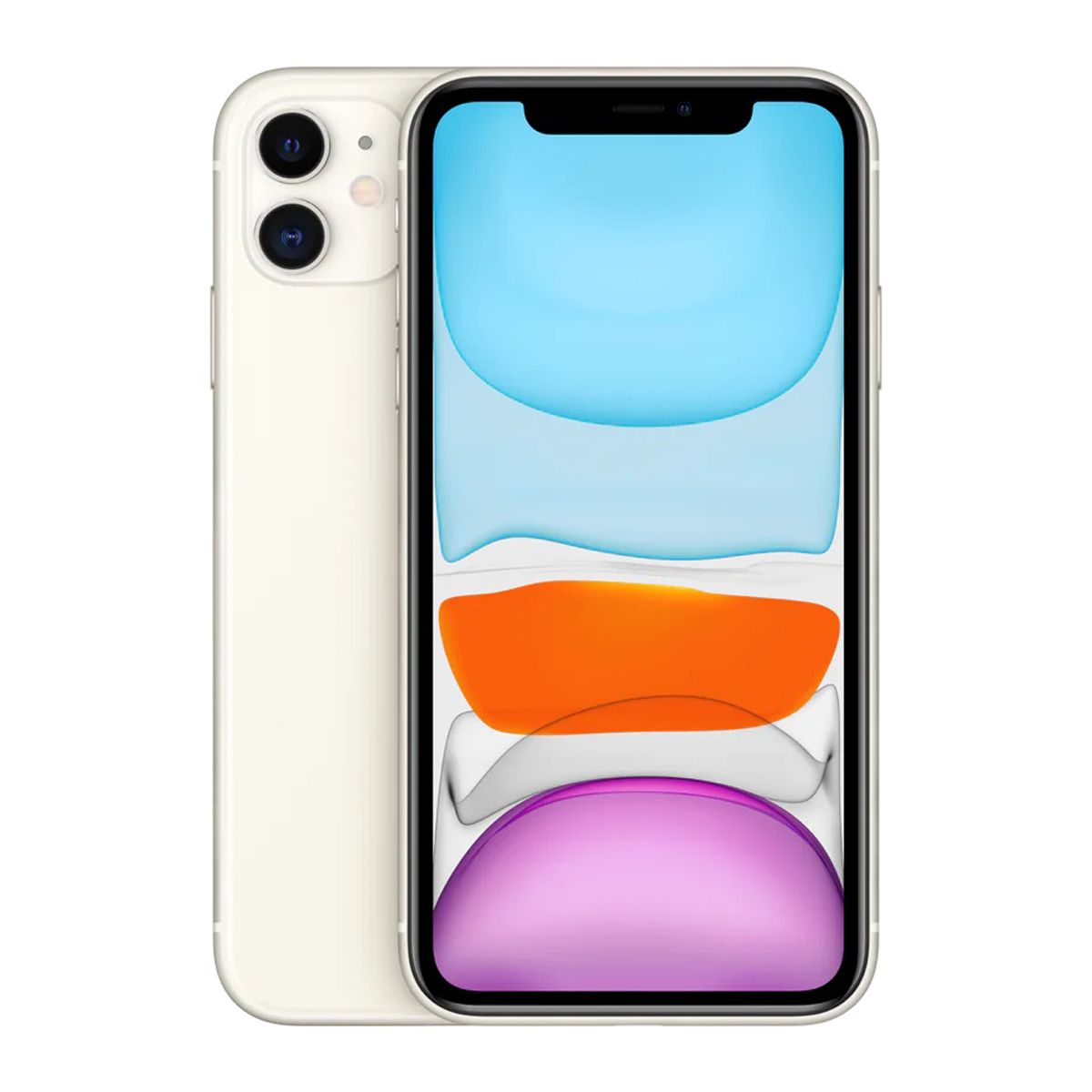 Apple iPhone 11  256GB White front view display – Pre-Owned Unlocked Smartphone 