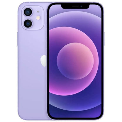 Apple iPhone 12 256GB Purple front view display – Pre-Owned Unlocked Smartphone 
