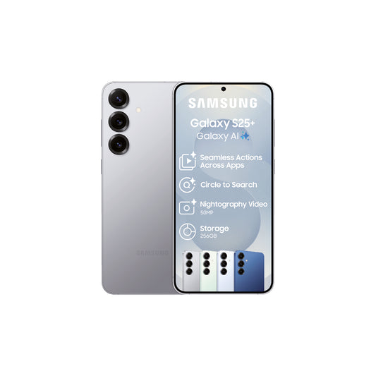 Samsung Galaxy S25+ 256GB – Silver Front View