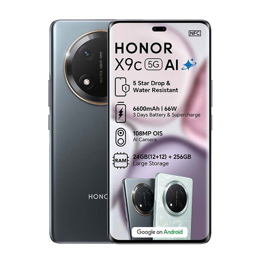 Honor X9c 5G 256GB Black – Front View