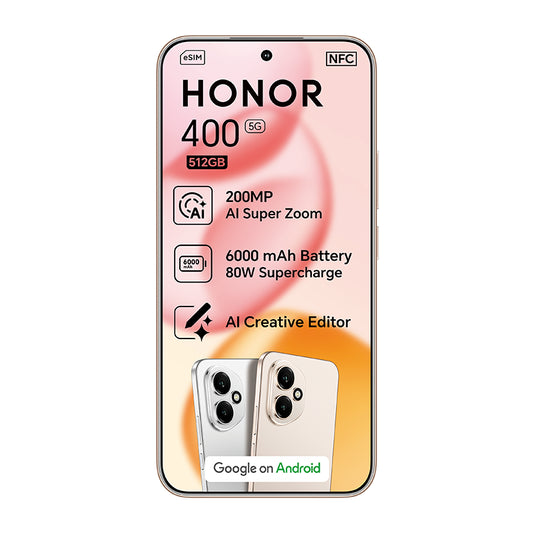 Honor 400 5G 512GB Gold – Front View