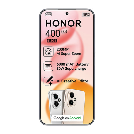Honor 400 5G 512GB Silver – Front View