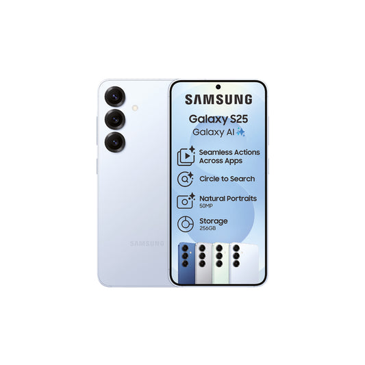 Samsung Galaxy S25 256GB – Blue Front View