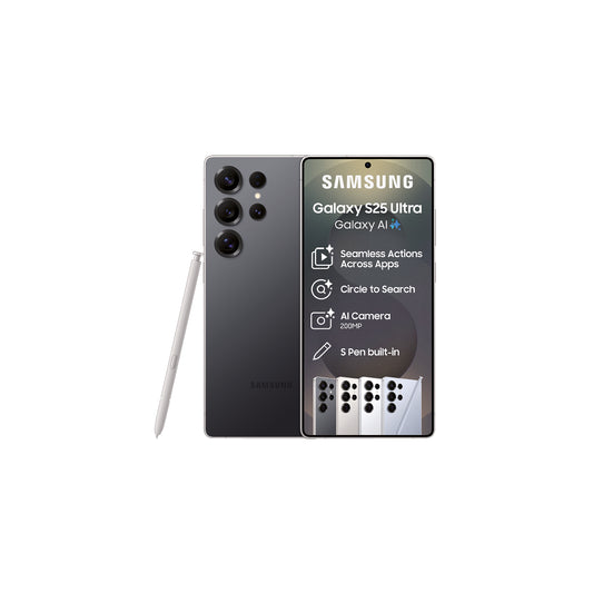 Samsung Galaxy S25 Ultra 512GB – Black Front View