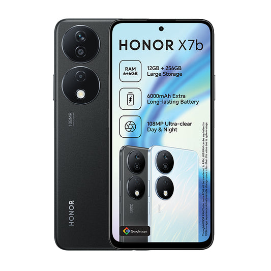Honor X7b LTE 4G 256GB Black – Front View