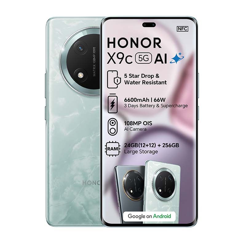 Honor X9c 5G 256GB Blue – Front View