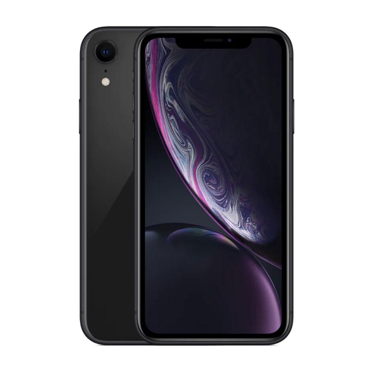 Apple iPhone XR 256GB Black front view display – Pre-Owned Unlocked Smartphone
