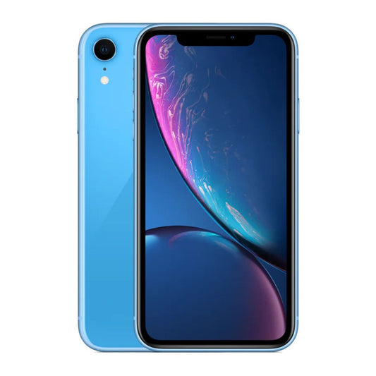 Apple iPhone XR 256GB Blue front view display – Pre-Owned Unlocked Smartphone